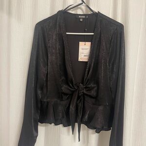 Miss guided tie front Blouse